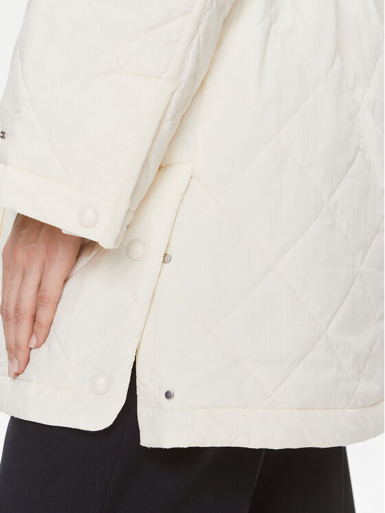 Tommy Hilfiger Tommy Hilfiger Kevad-sügis mantel WW0WW40469 Beež Relaxed Fit
