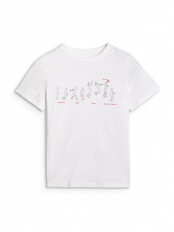 4F 4F T-Shirt URBAN COMMUTER Biały Regular Fit