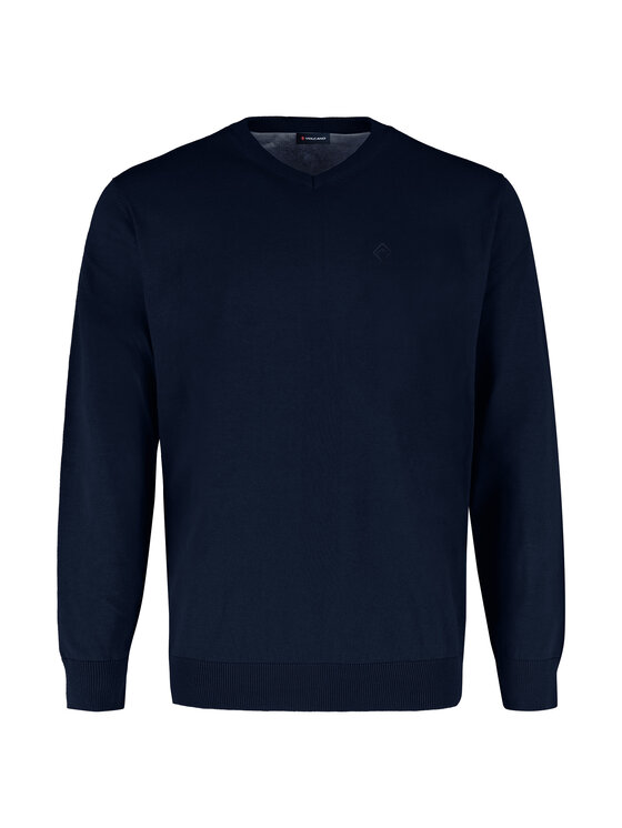 Volcano Volcano Sweter S-KLARO Granatowy Regular Fit