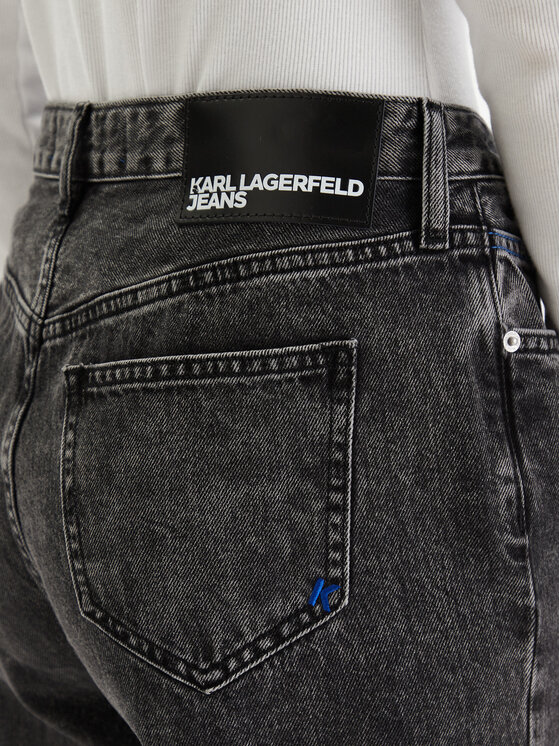 Karl Lagerfeld Jeans Karl Lagerfeld Jeans Jeansy B1W10083 Czarny Flare Fit