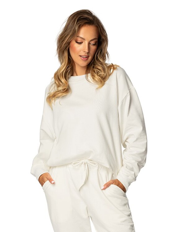 DKaren Sport DKaren Sport Bluza DK-K-B7 Écru Regular Fit