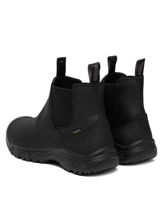 Keen Keen Členková obuv s elastickým prvkom Anchorage Boot IV Wp 1031165 Čierna