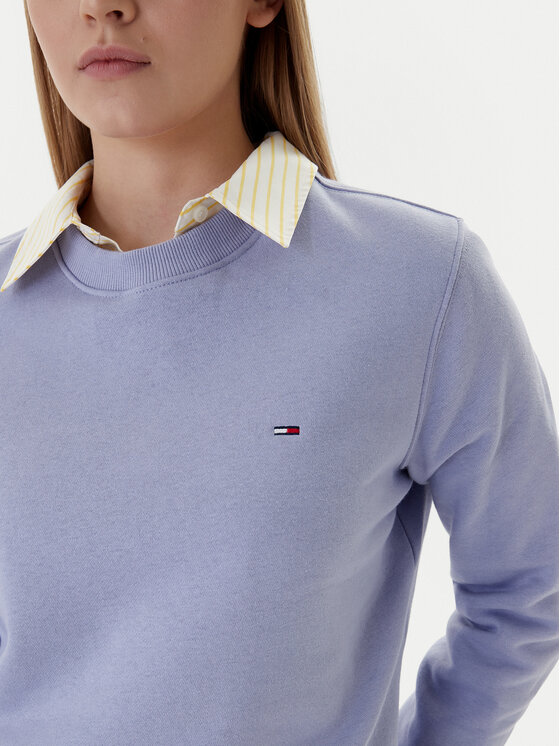 Tommy Jeans Tommy Jeans Світшот Flag DW0DW19959 Голубий Regular Fit