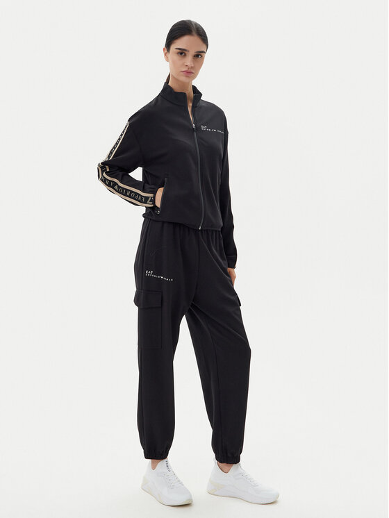 EA7 Emporio Armani EA7 Emporio Armani Spodnji del trenirke 7W000282 AF12501 UC001 Črna Loose Fit