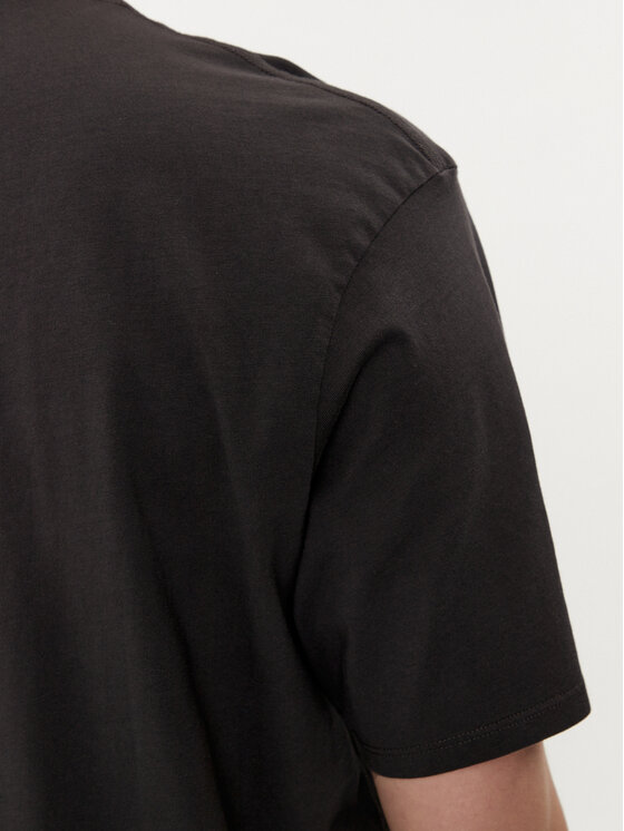 Wrangler Wrangler T-Shirt 112351320 Czarny Regular Fit