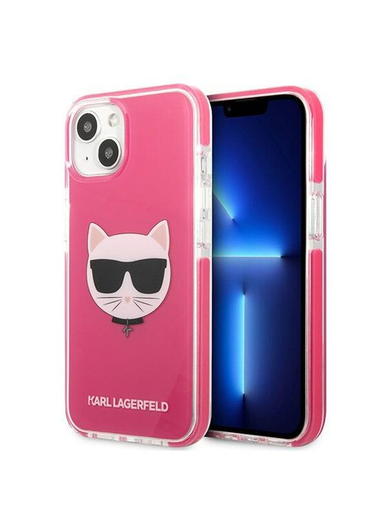 Etui na telefon KARL LAGERFELD, Fioletowe, iPhone 13 Mini