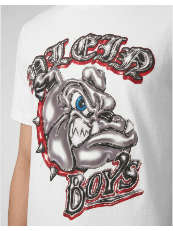 PHILIPP PLEIN PHILIPP PLEIN T-shirt 31608 Bianco Regular Fit