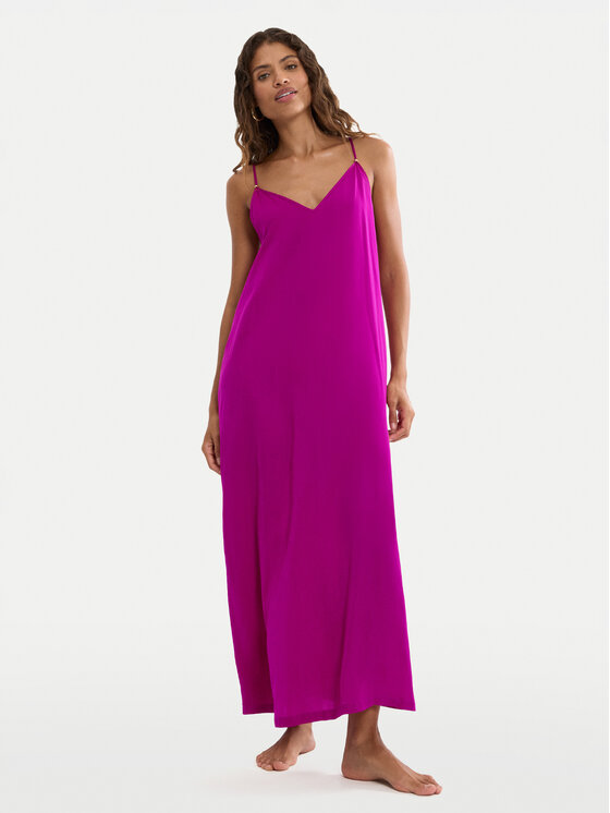 Triumph Triumph Letné šaty Summer Satin 10227240 Ružová Relaxed Fit