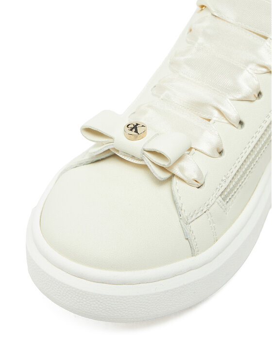 Calvin Klein Jeans Calvin Klein Jeans Laisvalaikio batai Low Cut Lace-Up Sneaker V4A9-83047-0214 M Balta