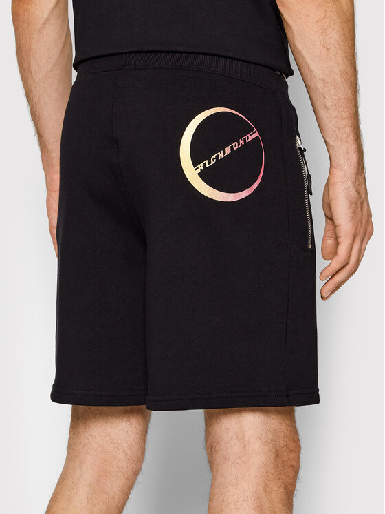 John Richmond Pantaloncini sportivi Ebbe UMP22067BE Nero Regular Fit •  Modivo.it