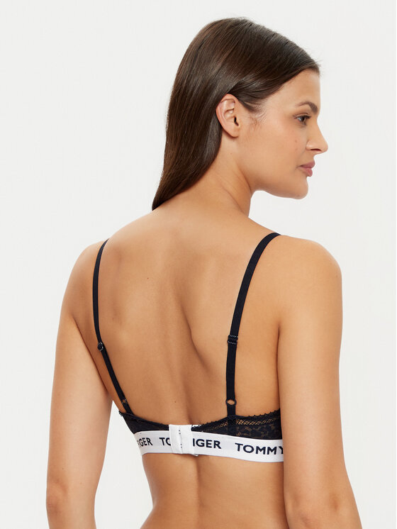 Tommy Hilfiger Tommy Hilfiger Bralette krūšturis UW0UW05610 Tumši zils