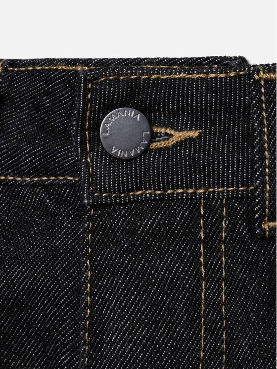 La Mania La Mania Jeansy HORIZON Czarny Loose Fit