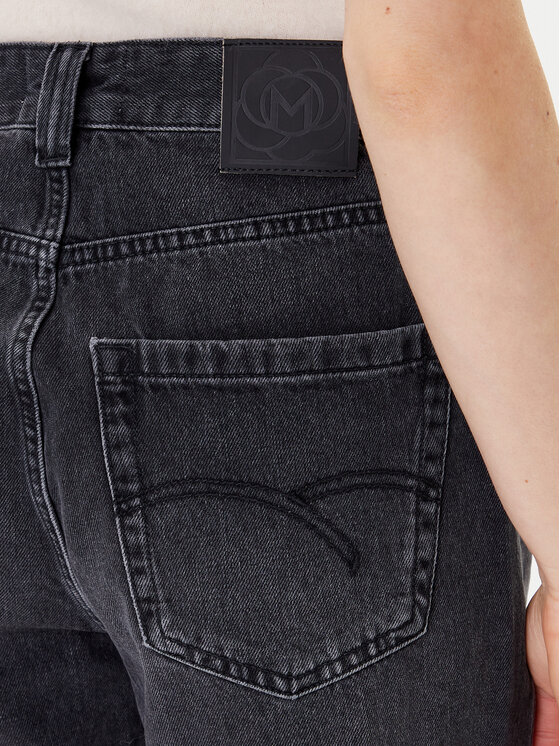 Marella Marella Jeansy 2523186084 Czarny Mom Fit