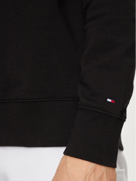 Tommy Hilfiger Tommy Hilfiger Bluza MW0MW34383 Czarny Regular Fit