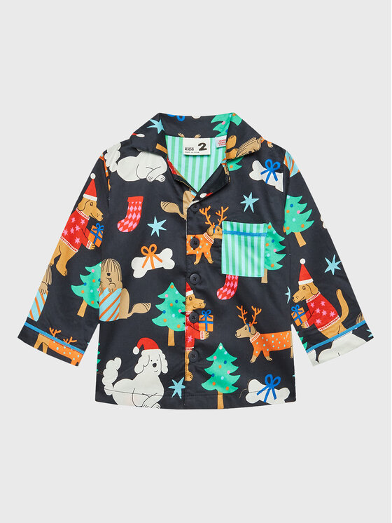 Cotton On Kids Cotton On Kids Piżama Bailey 7342255 Granatowy Regular Fit