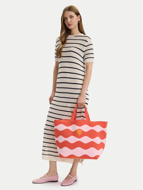 Blauer Blauer Handtasche S6BASKET01/KNI Bunt