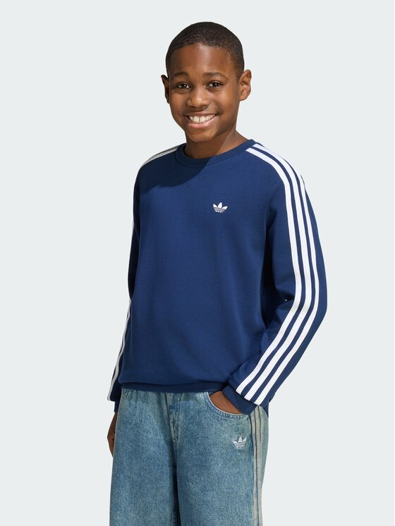adidas adidas Bluza 169389 Granatowy Loose Fit