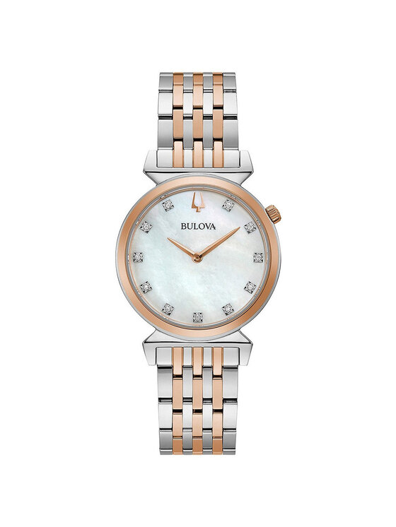 Bulova bulova Zegarek 98P192 Różowe złoto