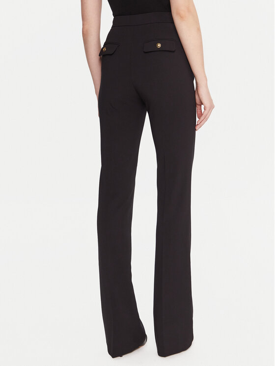 Elisabetta Franchi Elisabetta Franchi Pantaloni di tessuto PA-141-57E2-V420 Nero Regular Fit