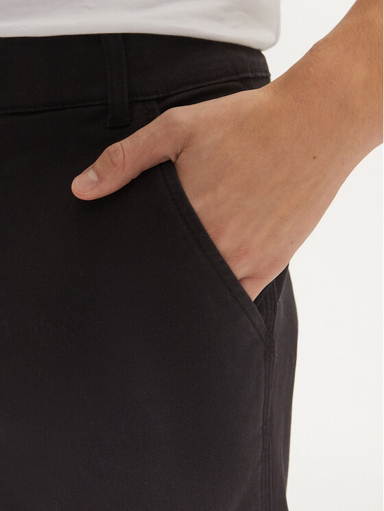 Champion Champion Stoffhose 220509 Schwarz Straight Leg