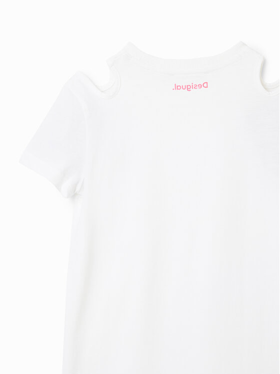 Desigual Desigual Haljina za svaki dan 23SGVK09 Bijela Regular Fit
