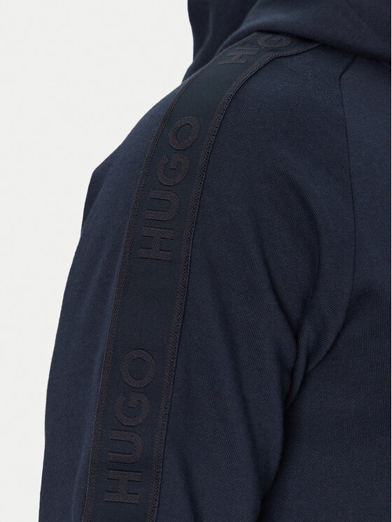 HUGO HUGO Majica dugih rukava Liam 50540921 Tamnoplava Regular Fit