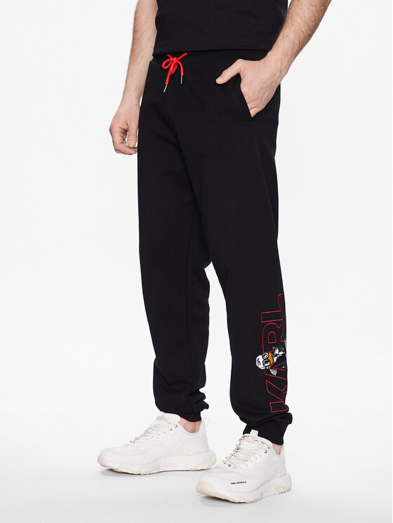 KARL LAGERFELD Pantaloni da tuta DISNEY 705099 532930 Nero Regular