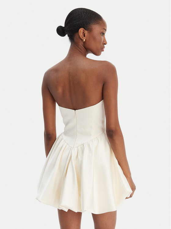 Bardot Bardot Koktel haljina Avella 60137DB Écru Slim Fit
