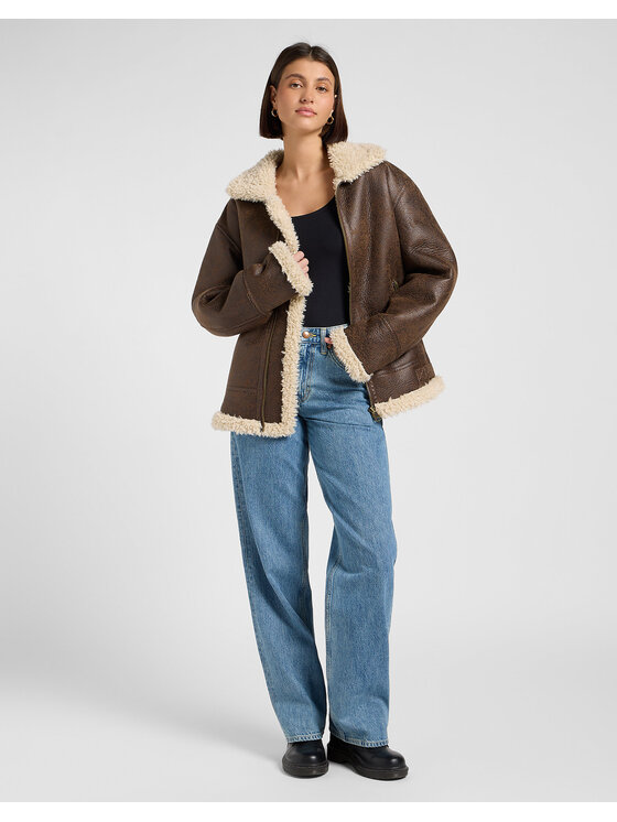 Lee Lee Jeansy RIDER LOOSE Niebieski Loose Fit