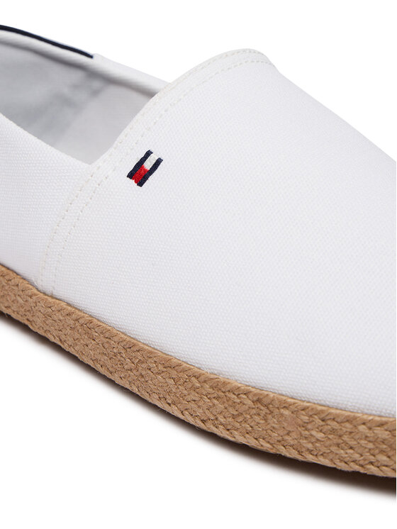 Tommy Hilfiger Tommy Hilfiger Espadryle Core Hilfiger Espadrille Textile FM0FM05792 Biały