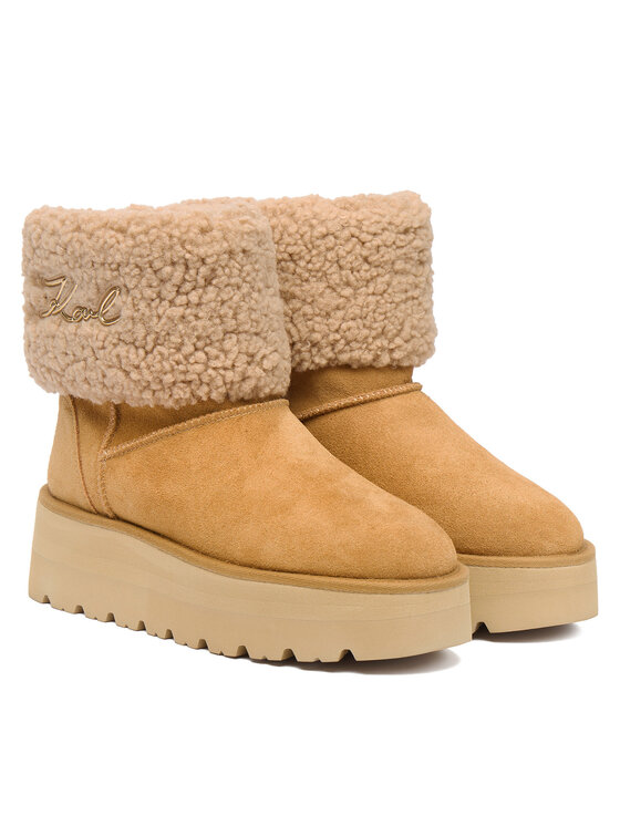 KARL LAGERFELD KARL LAGERFELD Sniego batai KL48653 Ruda