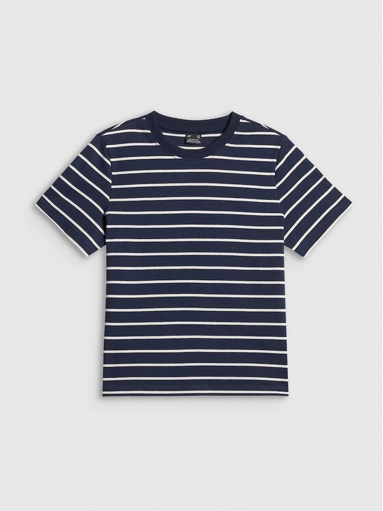 4F 4F T-shirt 4FRSS26TTSHF4023-31S Blu scuro Relaxed Fit