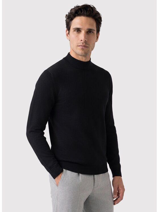 Pako Lorente Pako Lorente Sweter P26WB-2X-004 Czarny Classic Fit