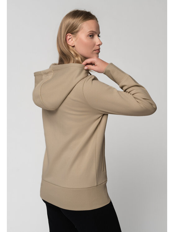 Volcano Volcano Bluza B-ALEXA Beżowy Regular Fit