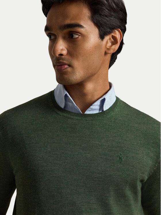 Polo Ralph Lauren Polo Ralph Lauren Svetr 710954589006 Tmavě zelená Regular Fit