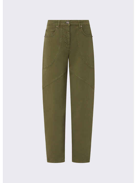 Liu Jo Liu Jo Pantaloni di tessuto WF6080T708A90510 Verde Loose Fit