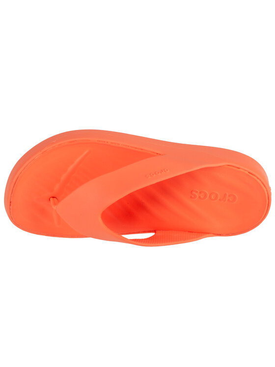Crocs Crocs Japonki Gataway Platform Flip Pomarańczowy