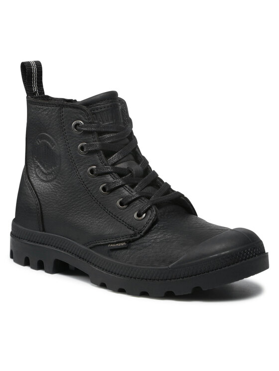 Palladium Palladium Pohodni čevlji Pampa Zip Lth Ess 76888-008-M Črna