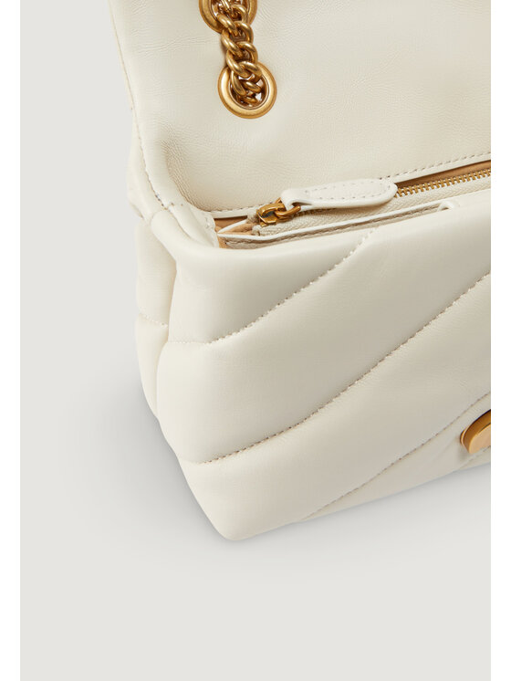 PINKO PINKO Borsetta LOVE PUFF MINI CL SHEEP NAPPA Bianco