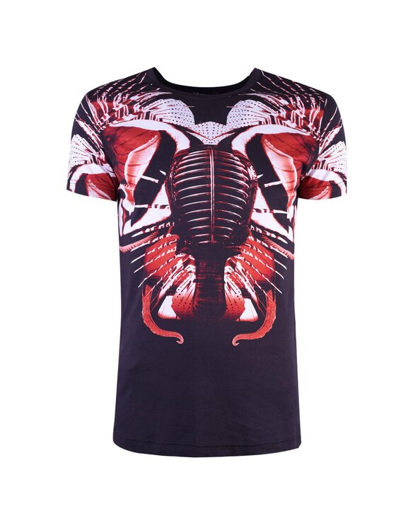 Bikkembergs Bikkembergs T-Shirt C 7 51S FJ M B044 Μαύρο Regular Fit