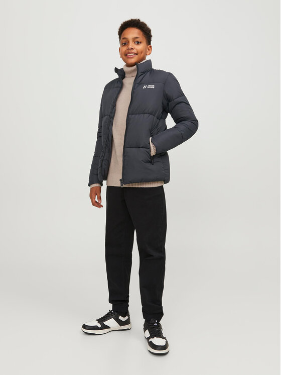 Jack&Jones Junior Jack&Jones Junior Žieminė striukė 12238960 Juoda Regular Fit