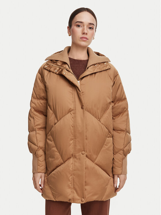 Marella Marella Vatovaná bunda Angus 2623486094 Světle hnědá Regular Fit