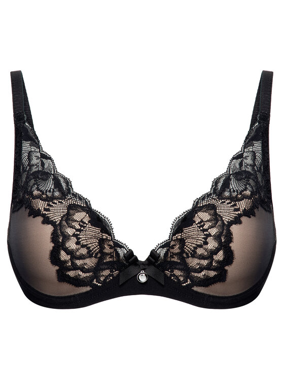 Chantelle Chantelle Biustonosz push-up Orangerie C67620 Czarny