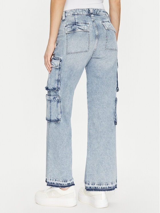 Guess Guess Jeansy W5RA97 D5LG1 Niebieski Regular Fit
