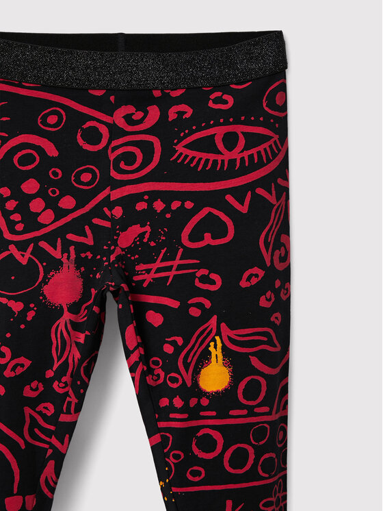 Leggings Clementina 22WGKK08 Nero Slim Fit