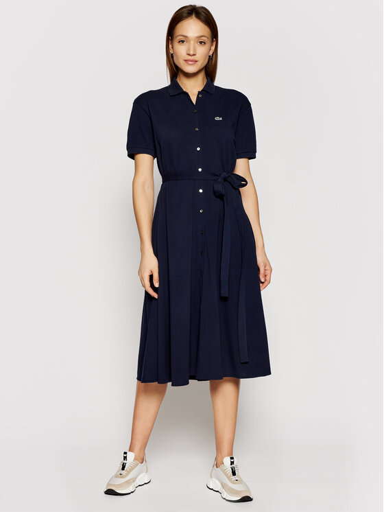 Lacoste Robe de jour EF5471 Bleu marine Regular Fit Modivo