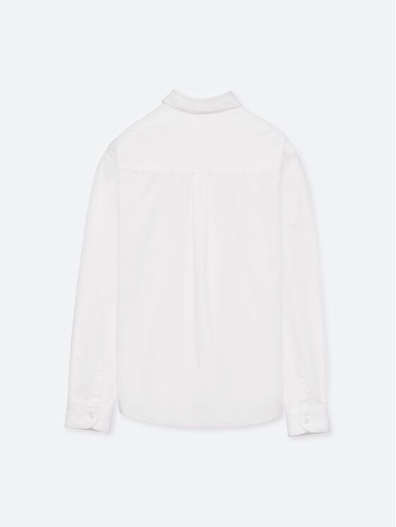 Americanos Americanos Särk Unisex Memphis Valge Relaxed Fit