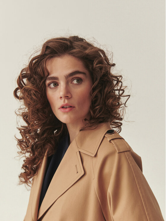 TATUUM Tatuum Płaszcz zimowy BATANA Beżowy Classic Fit