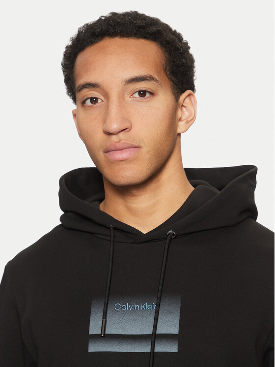 Calvin Klein Calvin Klein Μπλούζα Gradient Logo K10K113771 Μαύρο Regular Fit