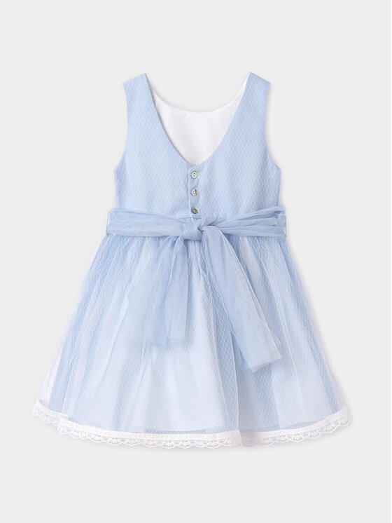 Abel & Lula Abel & Lula Елегантне плаття 5029 Блакитний Regular Fit